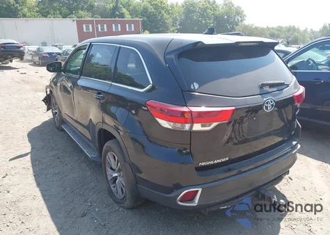 2018 Toyota Highlander Hybrid Le from USA, damaged, VIN 5TDBGRFH6JS038823